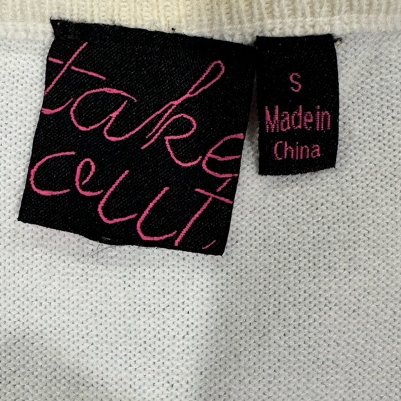 Takeout Y2K style Women's small Button-Up Sweater/layering - Picture 7 of 9